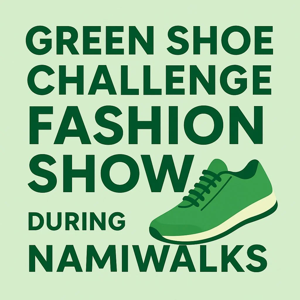 ✨ ¡Desfile de moda del desafío de los zapatos verdes! ✨
¡Muestra tu creatividad y orgullo por la salud mental decorando tus zapatos y caminando por la pasarela en NAMIWalks Orange County! 💚
🏆 Gana premios para los zapatos mejor decorados que muestren tu apoyo a la salud mental