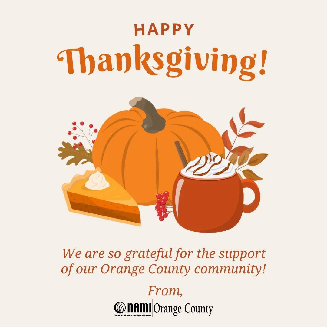 This Thanksgiving, we are especially thankful for those who participated, fundraised, or sponsored NAMIWalks Orange County this year! This years event was made all the more special by the people in our community that showed up to show their support f