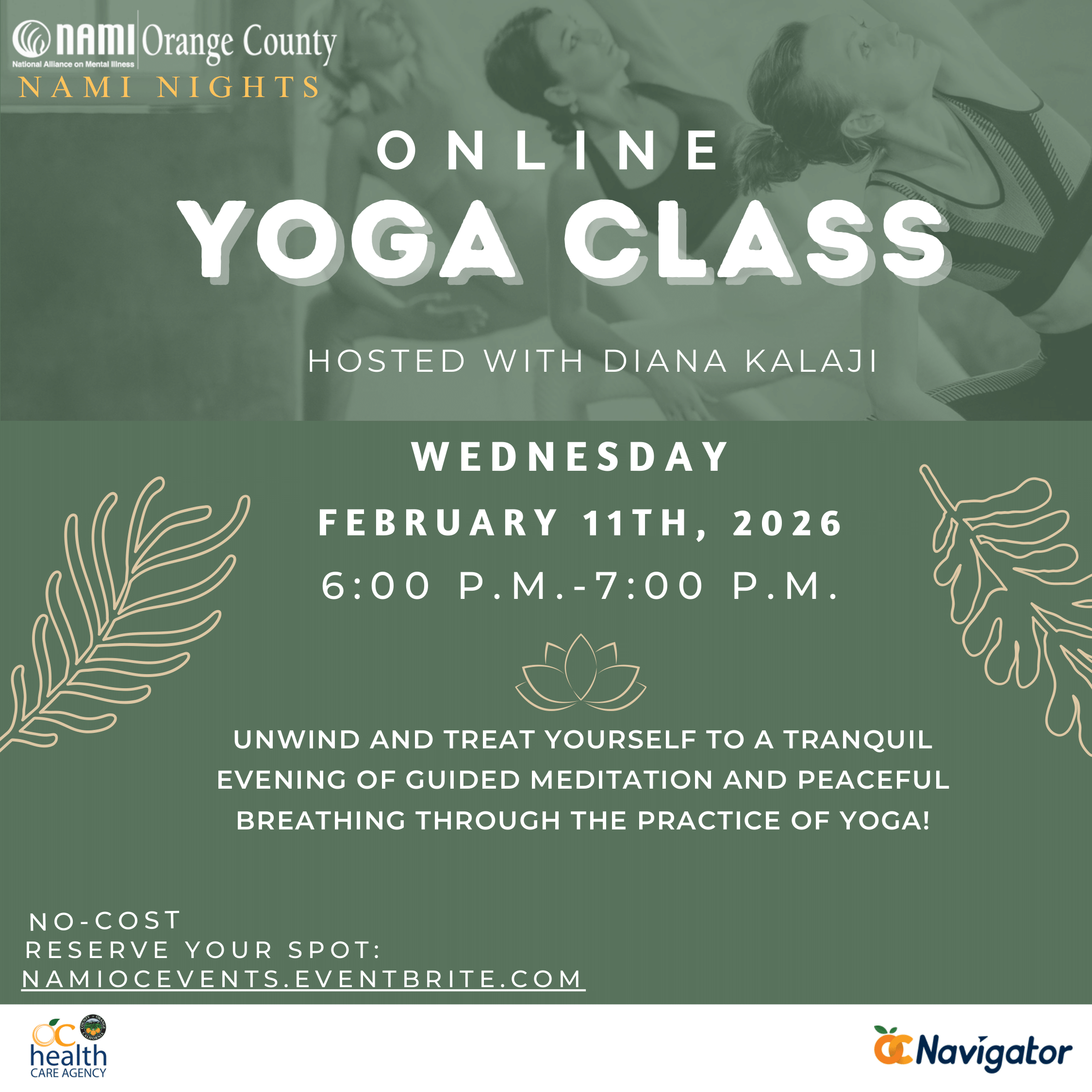 NAMI NIGHTS: Virtual Yoga