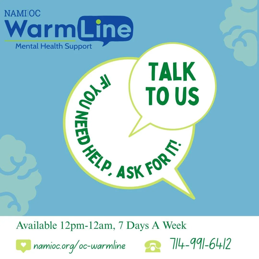 Need someone to talk to today? Our WarmLine is here for you with no-cost, confidential emotional support and resources.

🕛 Hours: 12pm&ndash;12am daily
📌 Save this post for later or share it with someone who might need it.
🔗 More support options: 