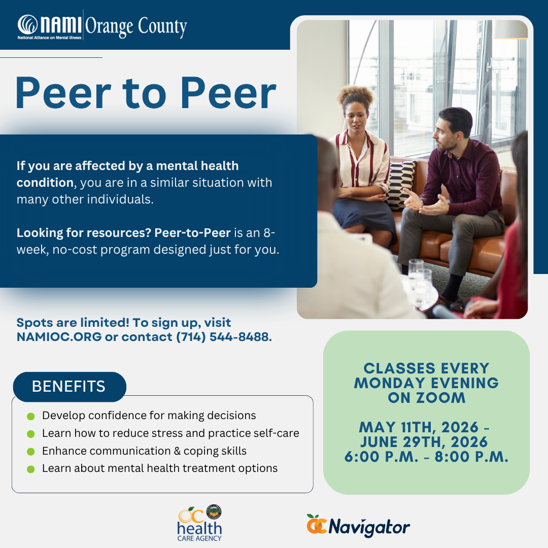 Peer-To-Peer Class Series: Mondays May 11th to June 29th Via Zoom