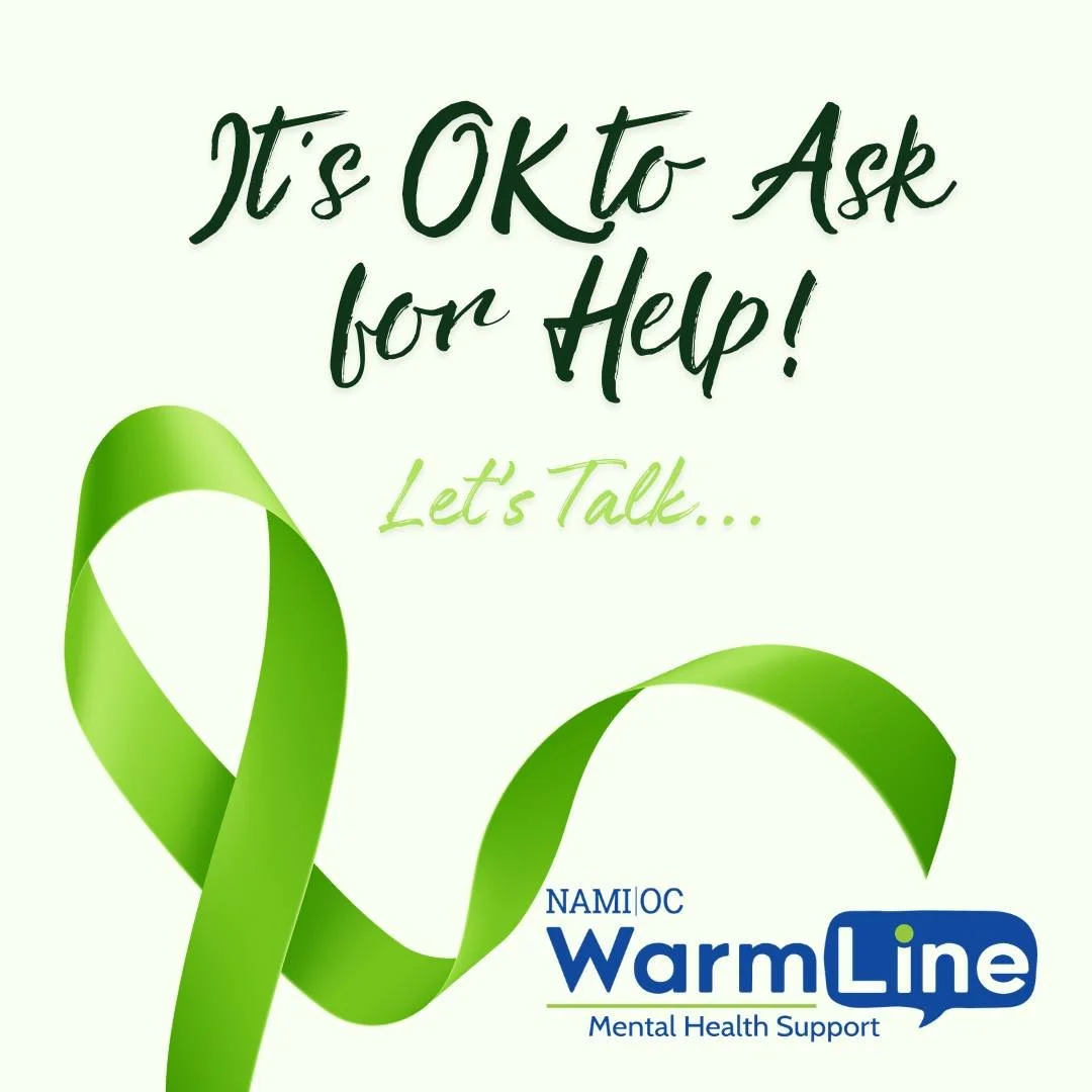 If you need a place to talk things through, it&rsquo;s OK to ask for help 💙

The NAMI OC WarmLine is here with no-cost, confidential mental health support, whether you&rsquo;re feeling overwhelmed, lonely, anxious, or just need someone to listen.

?
