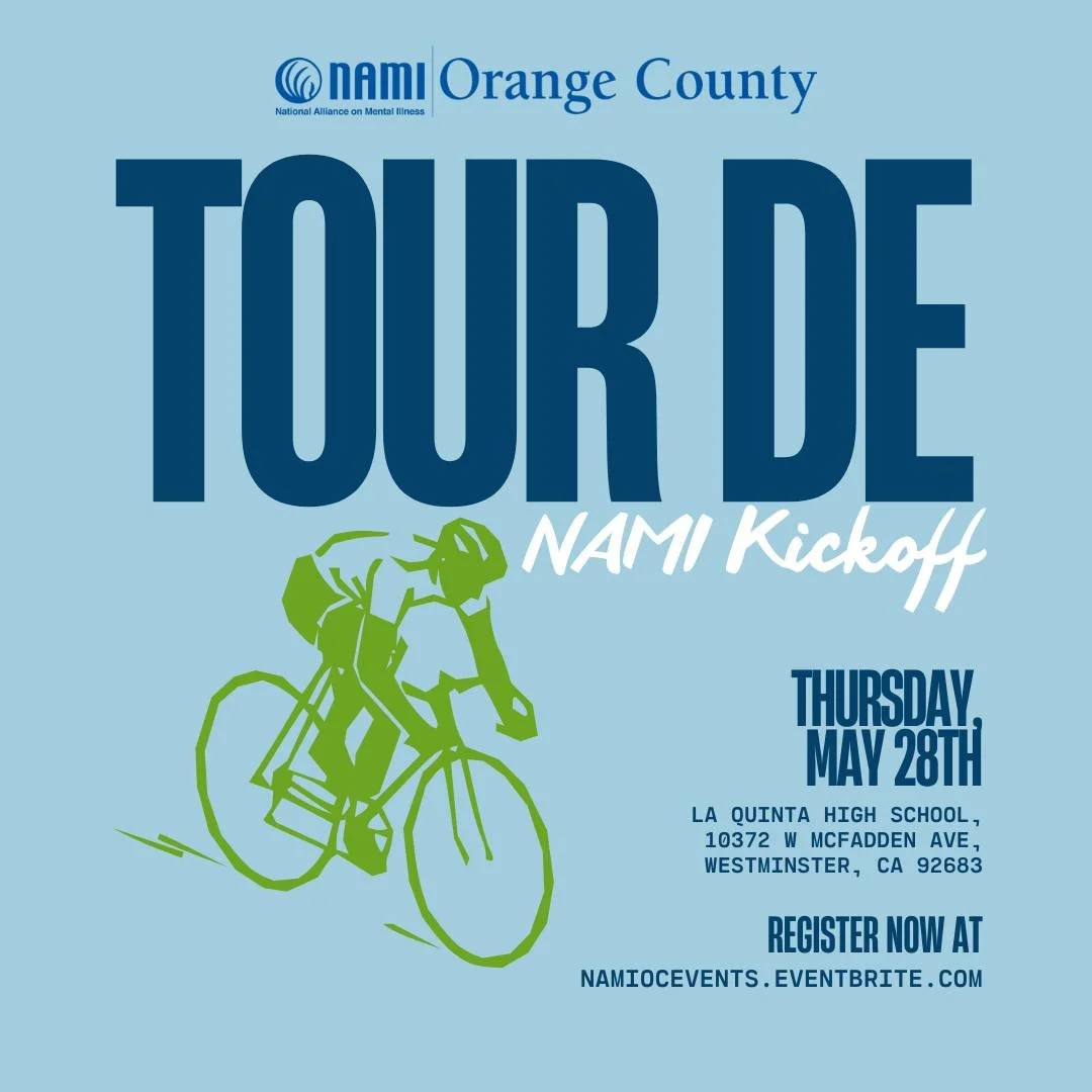 Reminder! 🚴&zwj;♂️ Tour de NAMI Kickoff Party is happening this Thursday, May 28!

Join us as we send off the Tour de NAMI ride and come together for an evening of community, conversation, and support for mental health.

✨ What to expect:
&bull; Foo