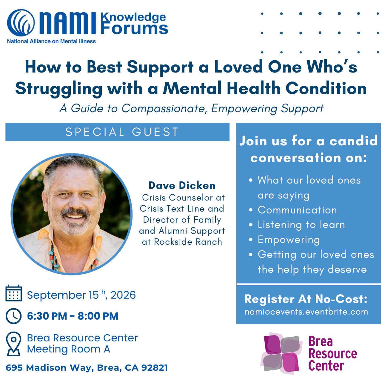 Knowledge Forum: How To Support A Loved One Struggling With A Mental Health Condition
