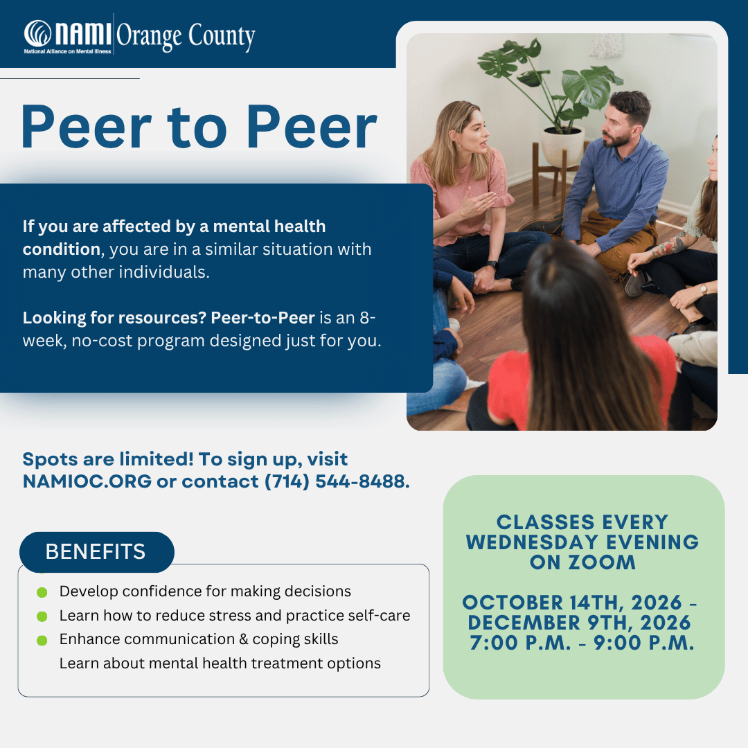 Peer-To-Peer Class Series: Wednesdays Oct 14th to Dec 9th Via Zoom