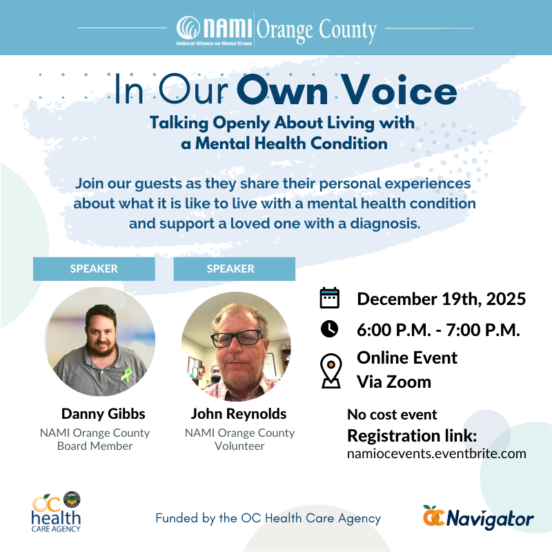 In Our Own Voice — NAMI Orange County