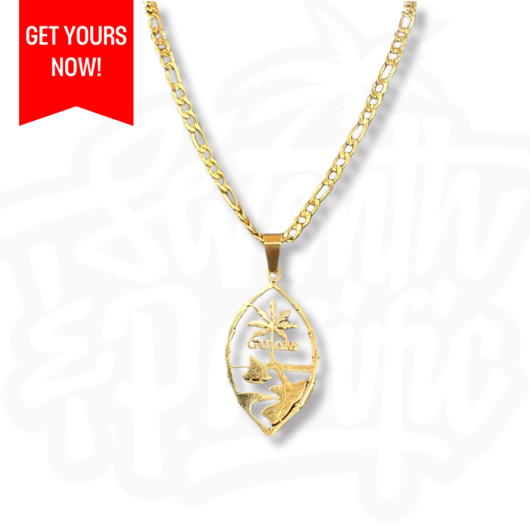 24k Plated Stainless Steel Guam Necklace