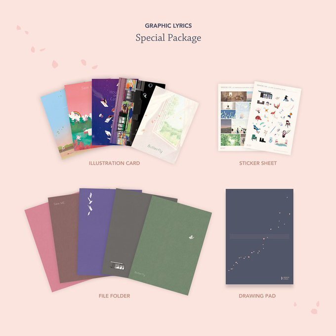 BTS GRAPHIC LYRICS BOOK SERIES (VOL 1-5) — US BTS ARMY