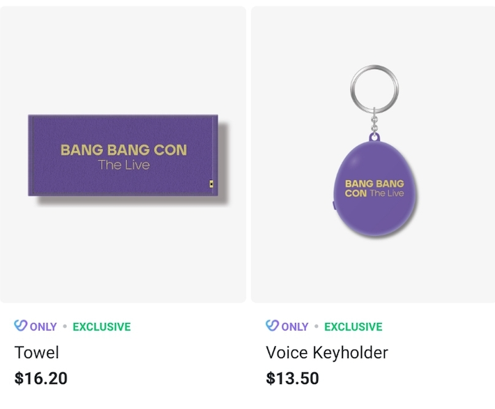 [🛍] BANGBANGCON: THE LIVE MERCH COLLECTION