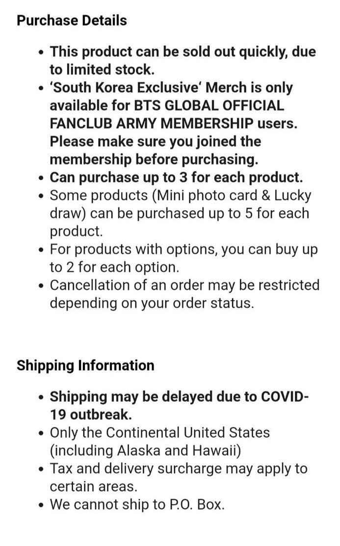 MAP OF THE SOUL TOUR Official USA Merch Collection — US BTS ARMY