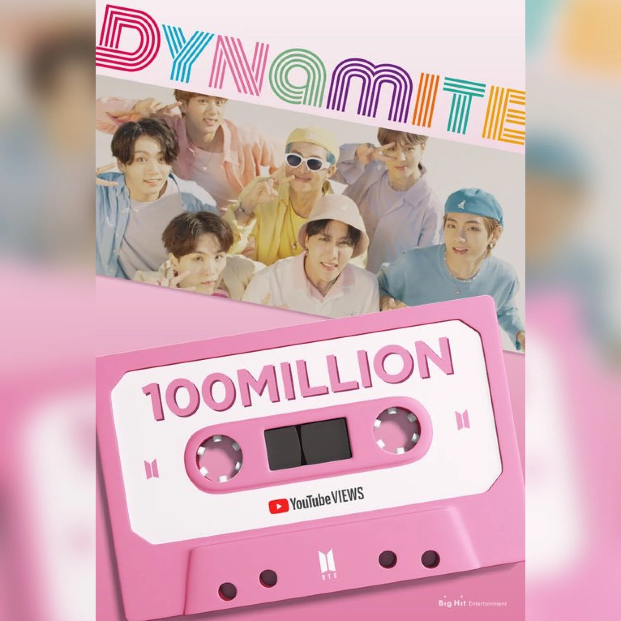 "Dynamite" Fastest MV to Surpass 101M+ Views on YouTube