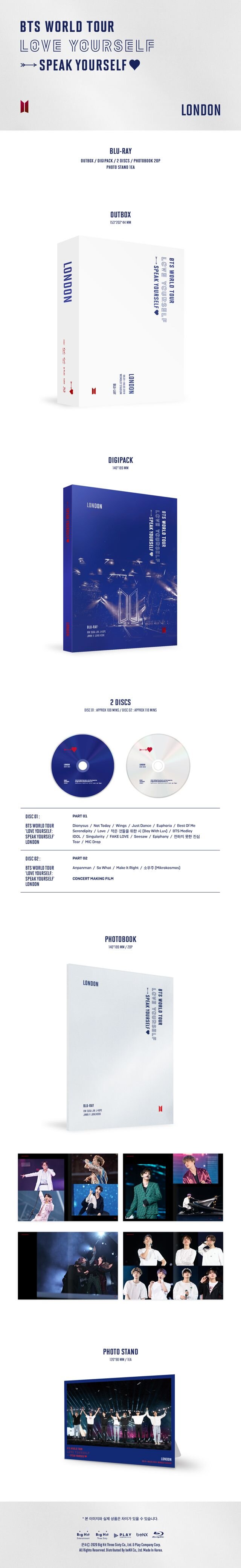 BTS WORLD TOUR LYS SYS LONDON Blu-ray - 通販 - gofukuyasan.com