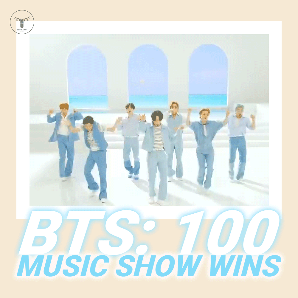 BTS Achieves 100 Music Show Wins