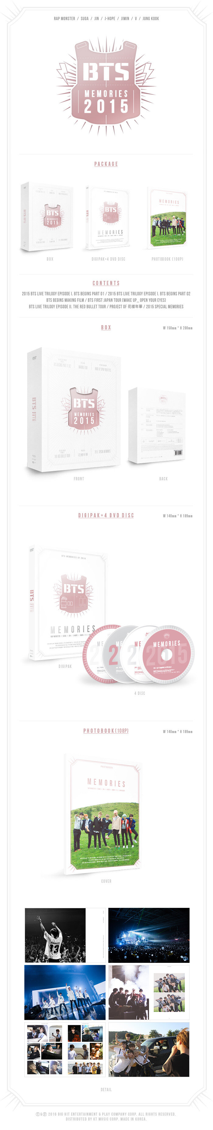 DVD] BTS MEMORIES of 2015 — US BTS ARMY