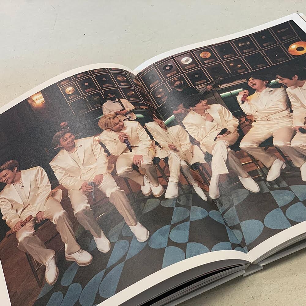 BTS Group Photo White Suits
