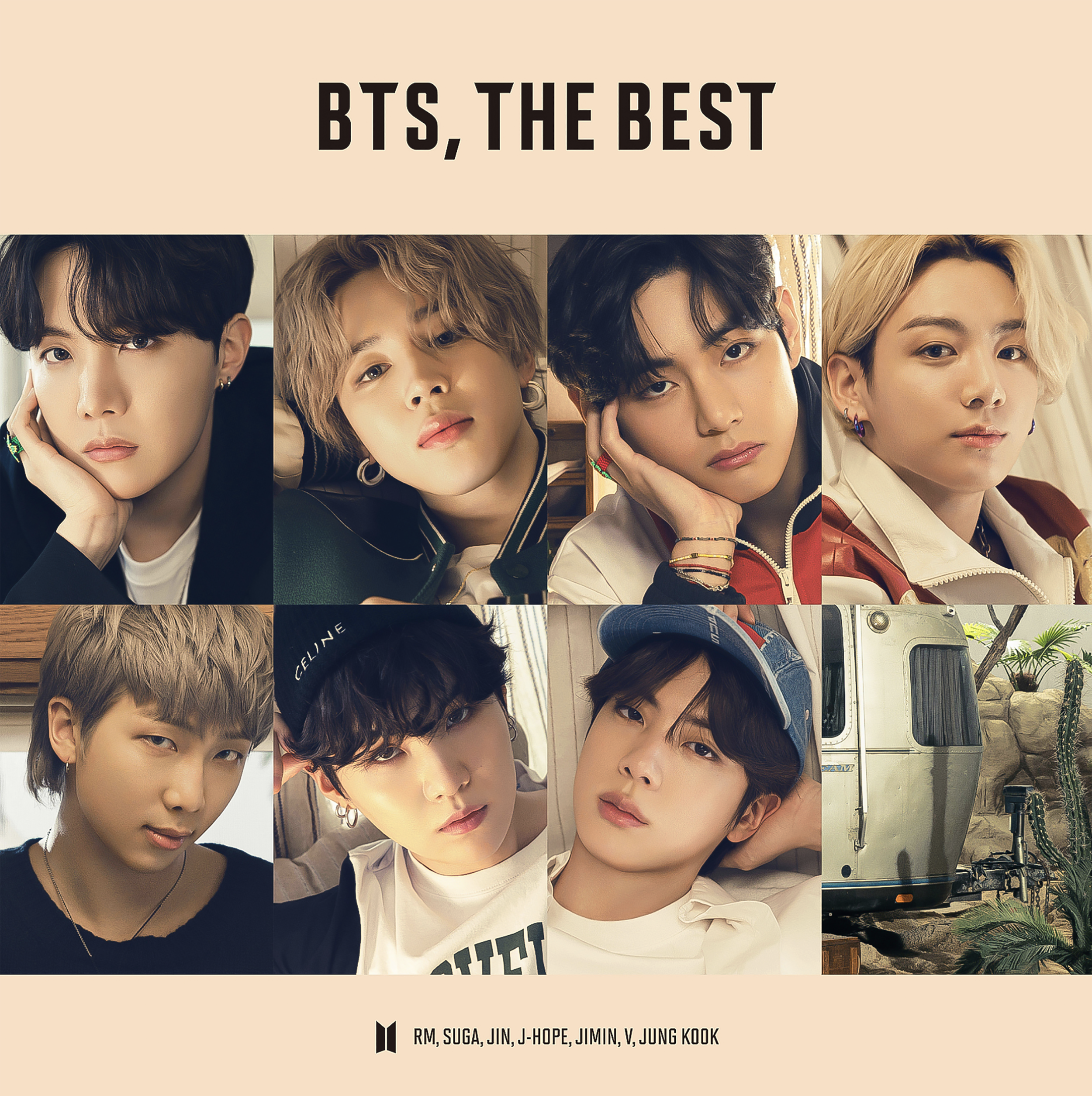 BTS Japan Best Album [BTS, THE BEST] Blu-ray Set 4Type album + 8Clear file  Set