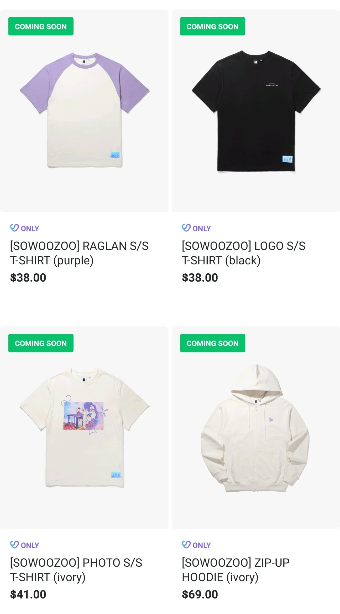 BTS 2021 Muster] Sowoozoo Merch Collection — US BTS ARMY
