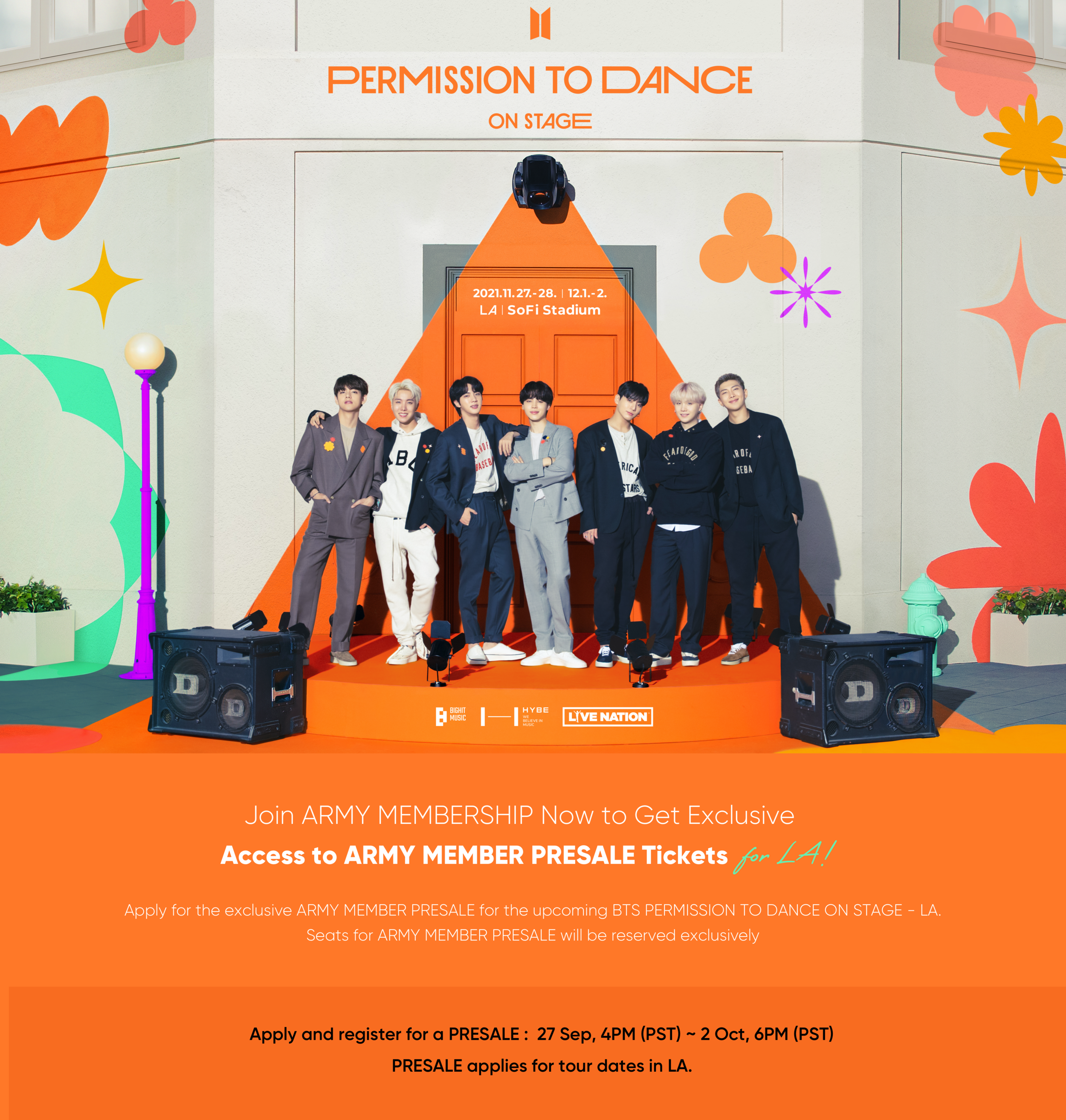 BTS PTD LAコンサート vip特典（BTS: PERMISSION TO DANCE ON