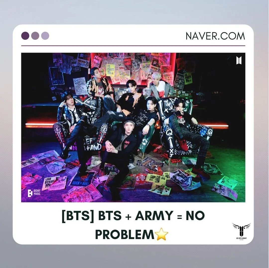 BTS + ARMY = No Problem Star ⭐