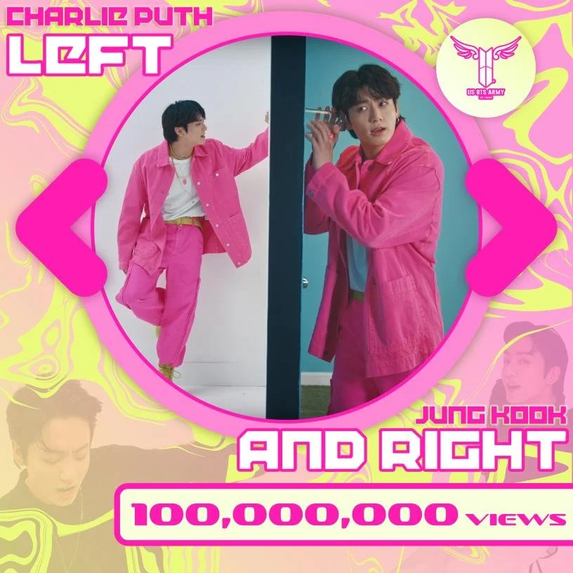 "Left and Right" MV Surpasses 100 Million Views on YouTube