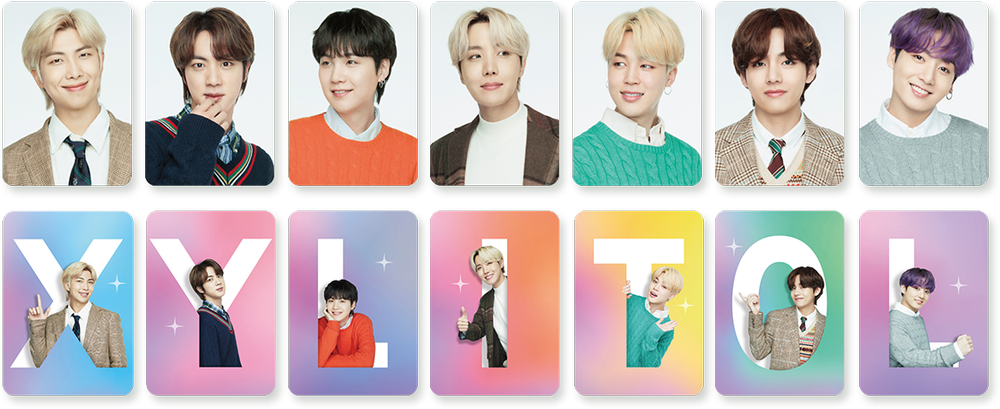 BTS Xylitol Photocards