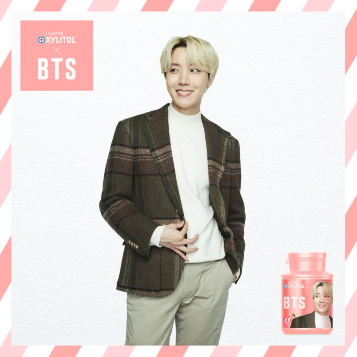 j-hope BTS Xylitol Alpha Peach Gum 