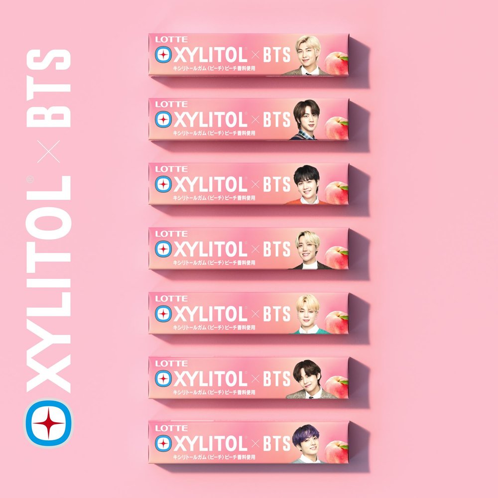 BTS Xylitol Peach Gum 