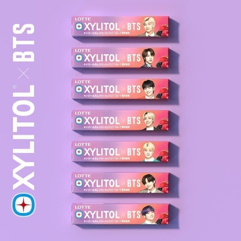 BTS Xylitol  Berry Mix Gum 