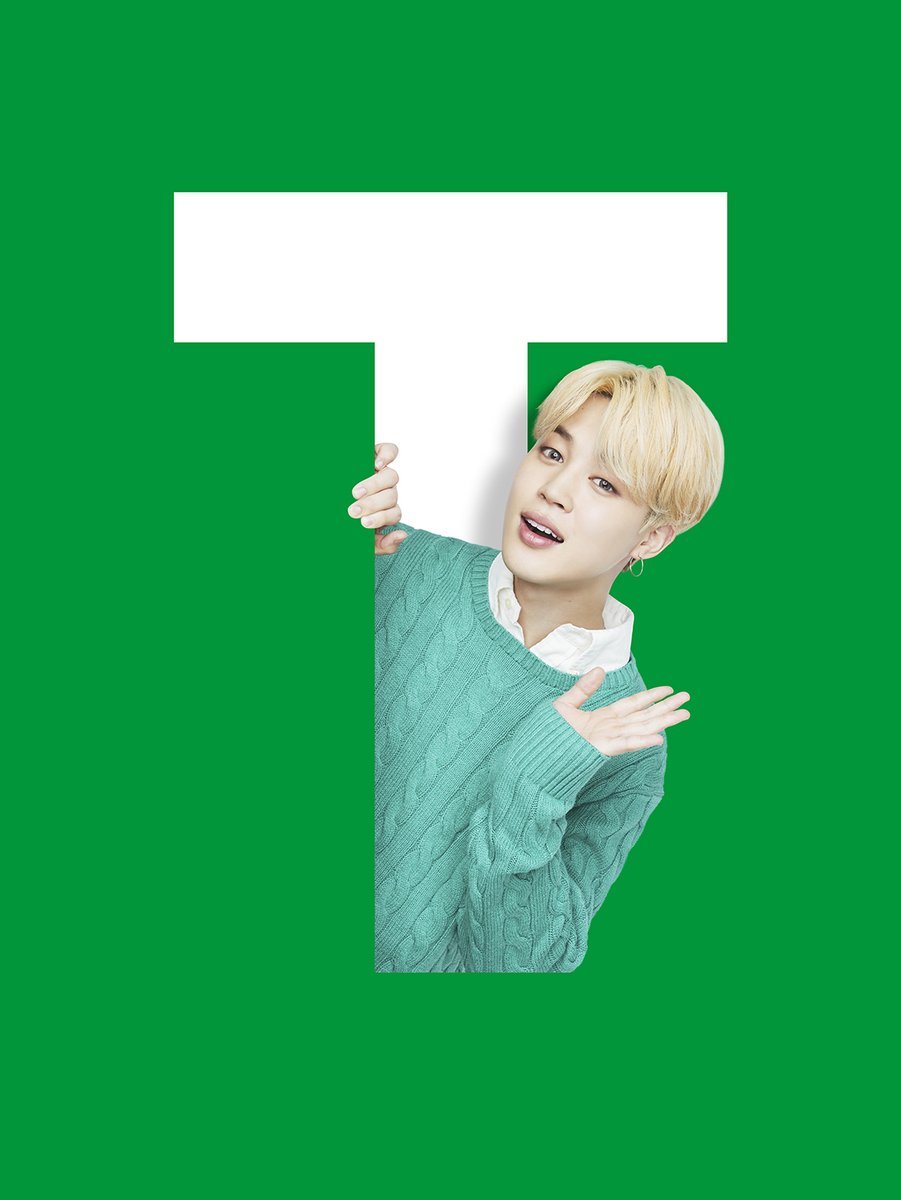 Jimin with the letter "T" in Xylitol. 