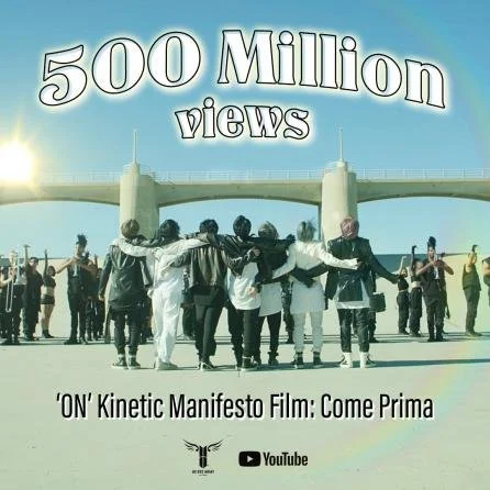 "ON" Kinetic Manifesto Film: Come Prima MV Hits 500M Views