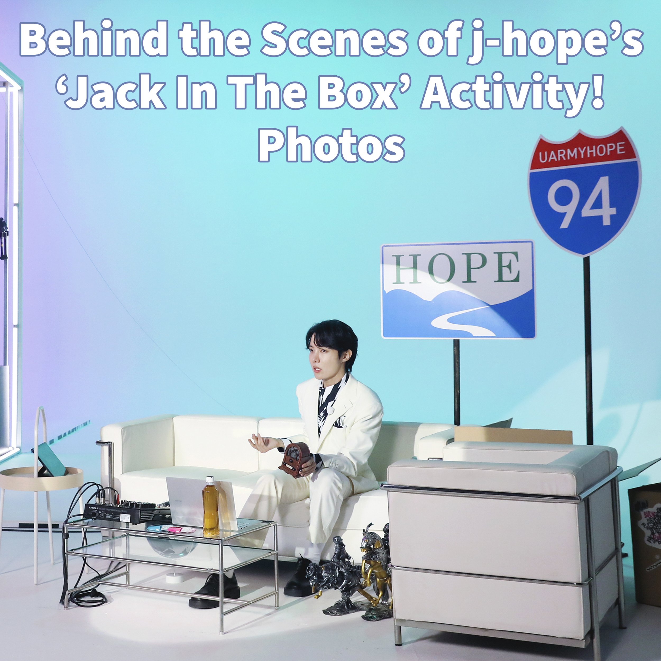 [BEHIND PHOTOS] Behind the Scenes of j-hope's "Jack In the Box" Activities! Photos