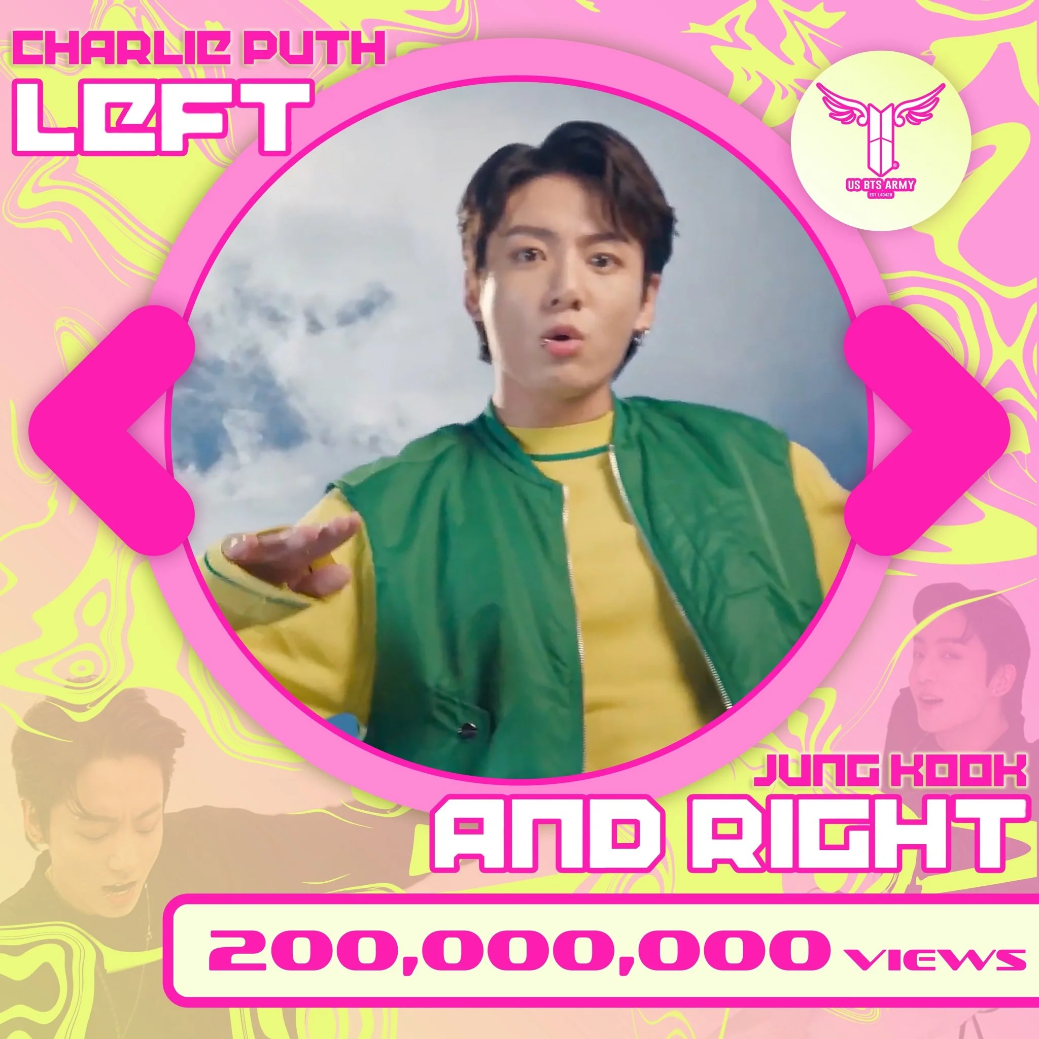"Left and Right (feat. Jung Kook of BTS)" MV Surpasses 200 Million Views