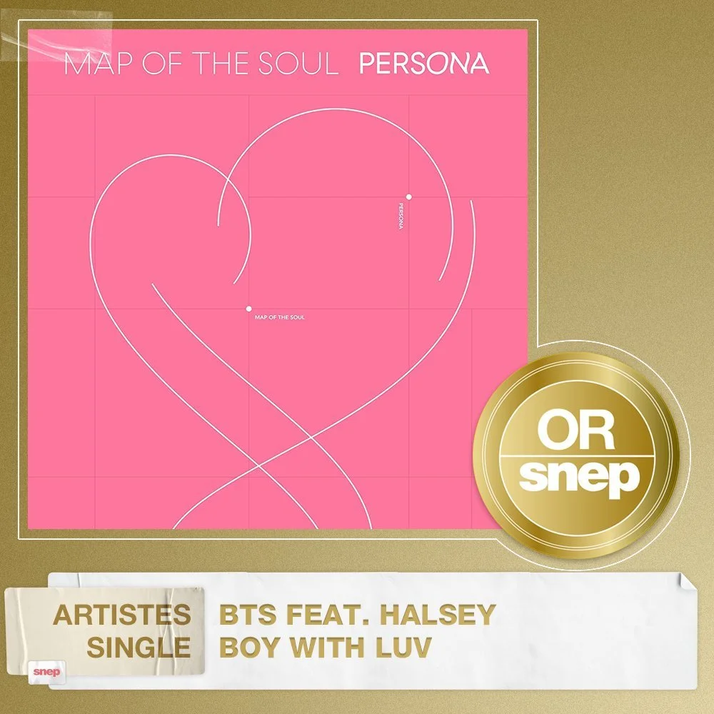 "Boy With Luv" Is Certified Gold In France