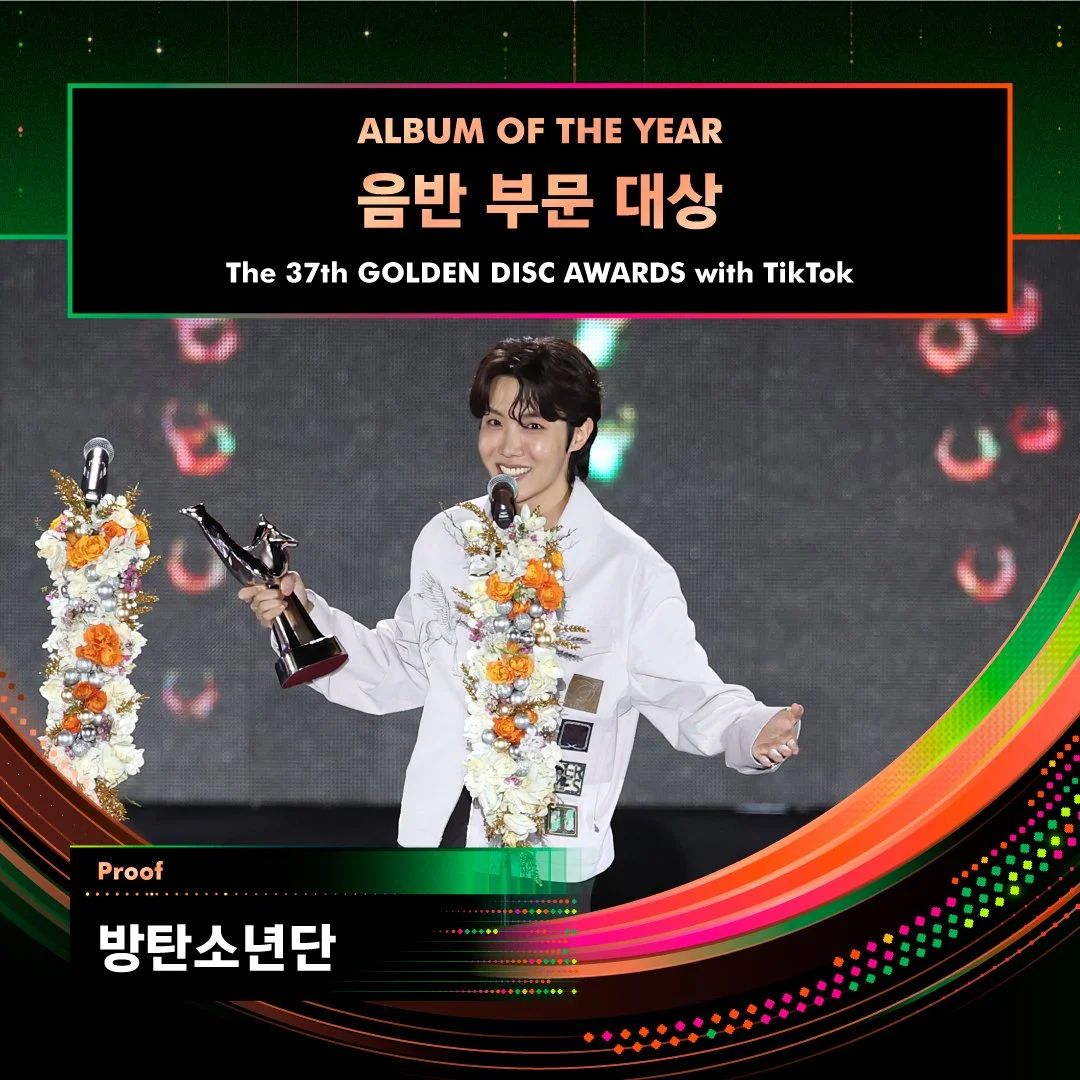 BTS Wins Album of the Year Daesang For 6th Consecutive Year At The 37th Golden Disc Awards