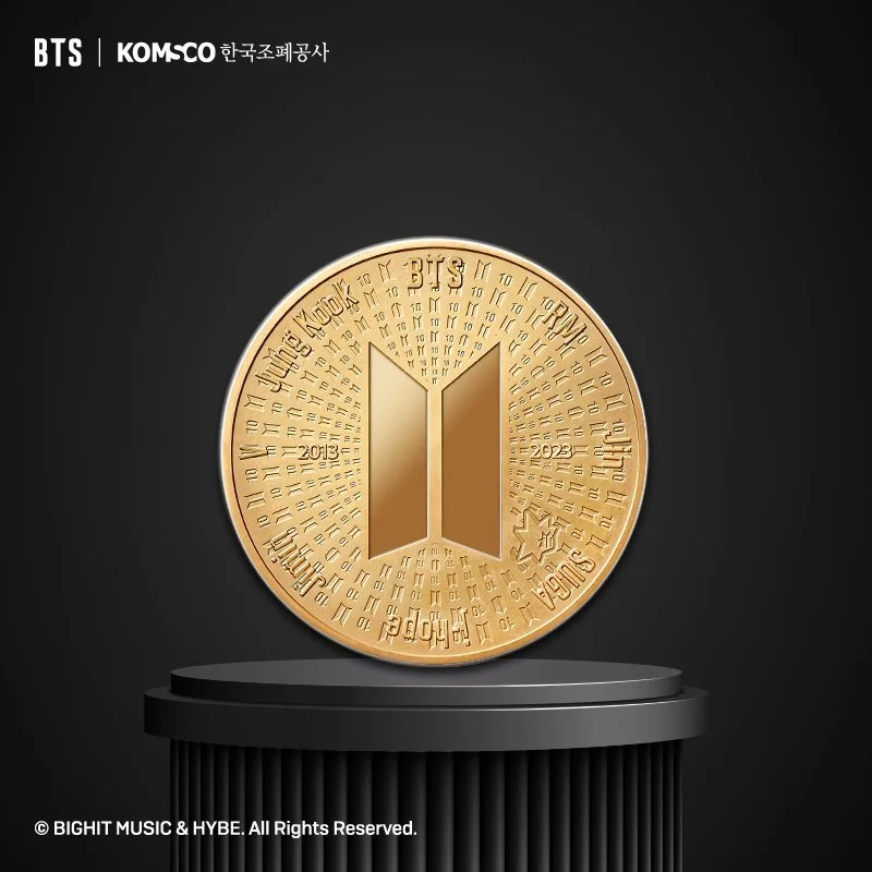 BTS 10th Anniversary Commemorative Medal