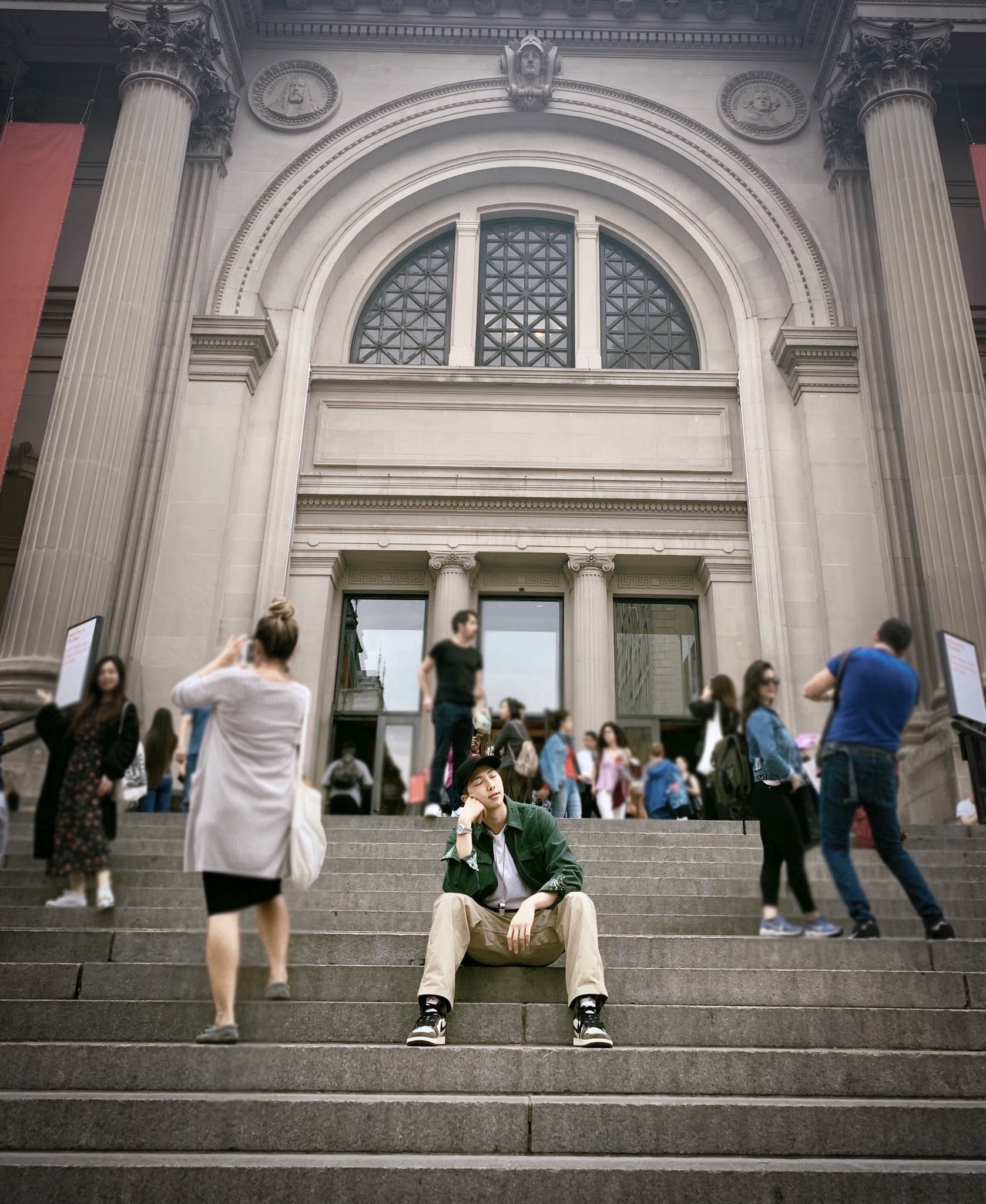 BTS visit THE MET museum in New York