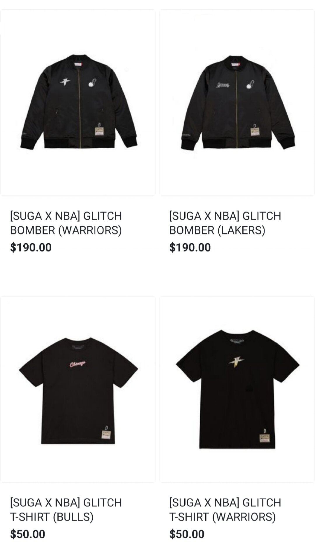 🥢BTS ⟭⟬ Merch⁷⟬⟭🔍⍤⃝🔎 on X: SUGA x NBA Capsule Collection