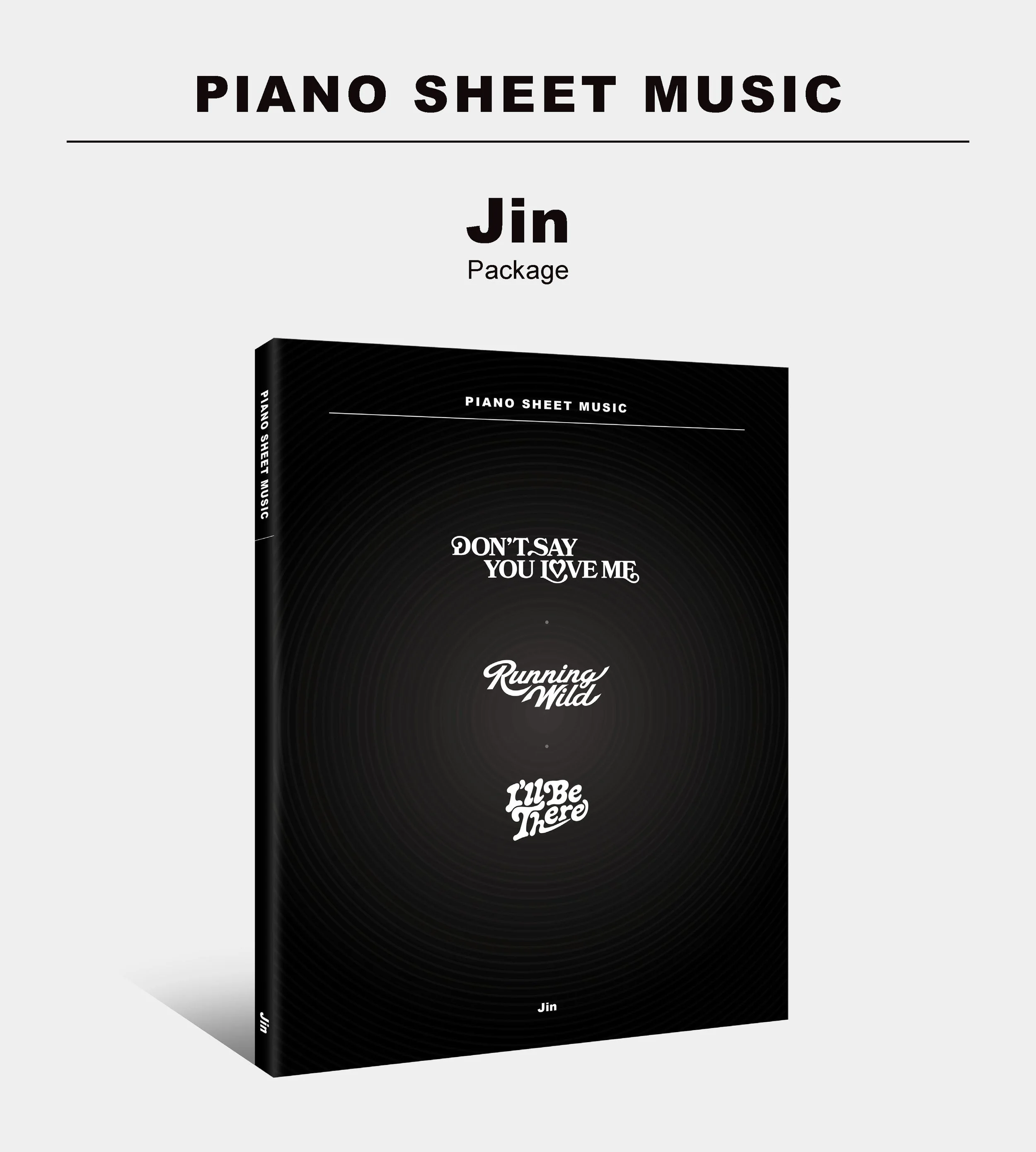 [MERCH] PIANO SHEET MUSIC: Jin (Package)