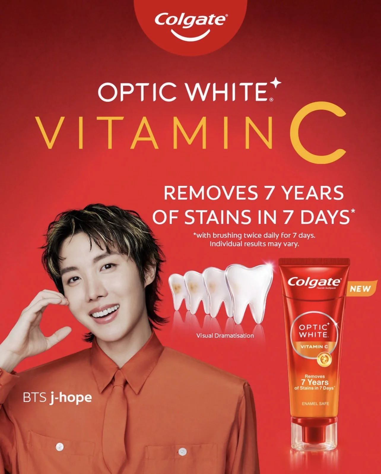 j-hope announced as Global Ambassador for Colgate 