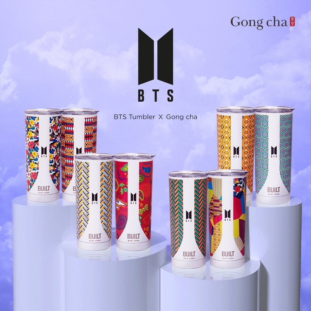 Gong Cha Has BTS Tumblers In Designs Of Their IDOL MV Outfits