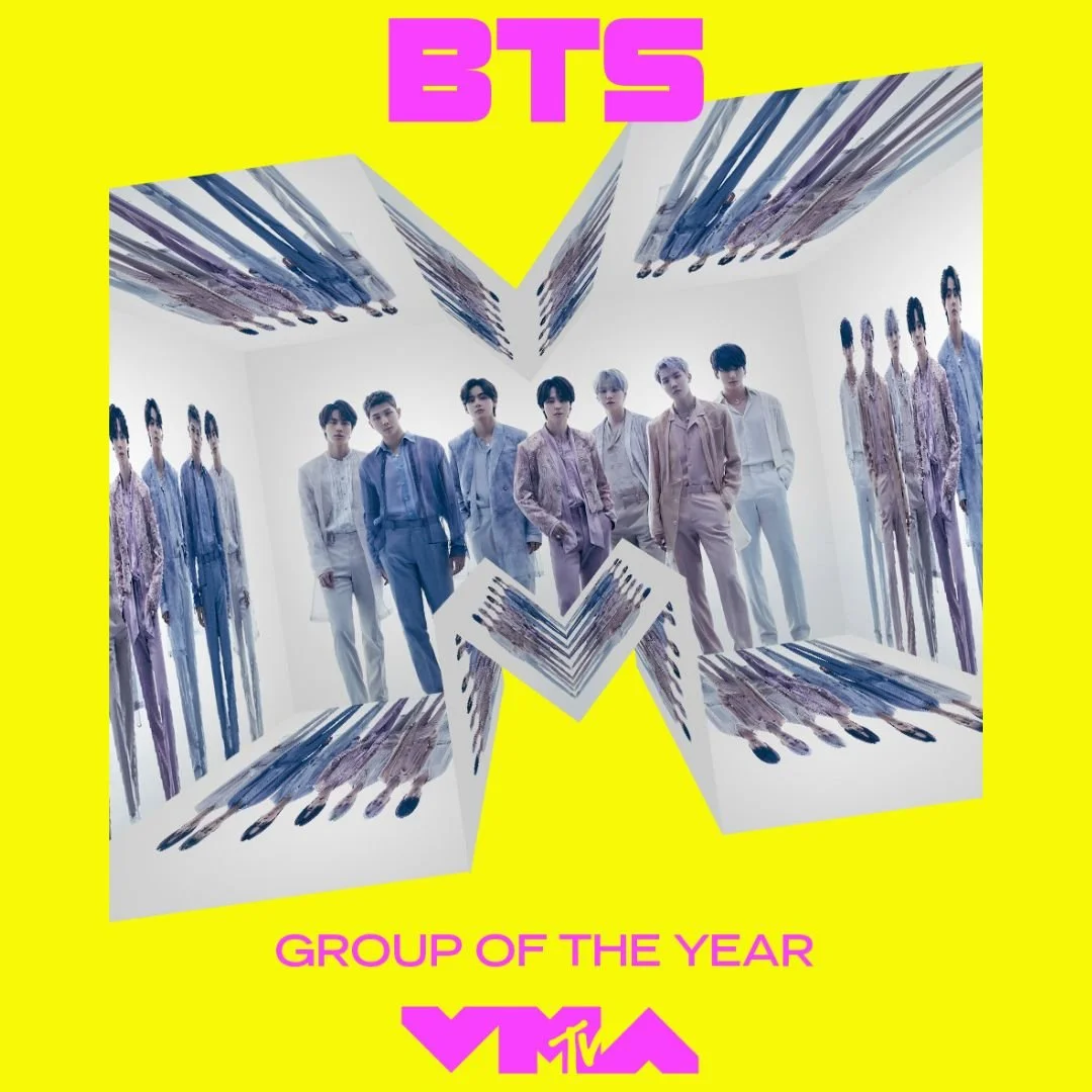 BTS Breaks The Record For Most 'Group of the Year' Wins At The MTV VMAs