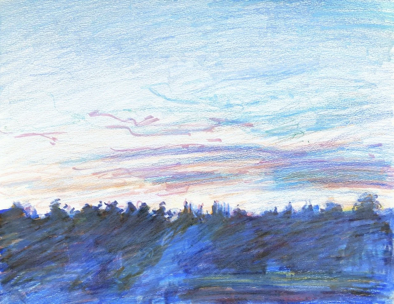 Plein Air, 7:10-7:40pm, 3.16.23, Thursday, 2400 S. Hill