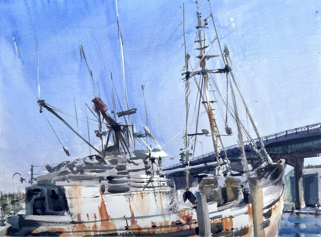 Plein Air, Thor, Fisherman’s Terminal, 5.10.23