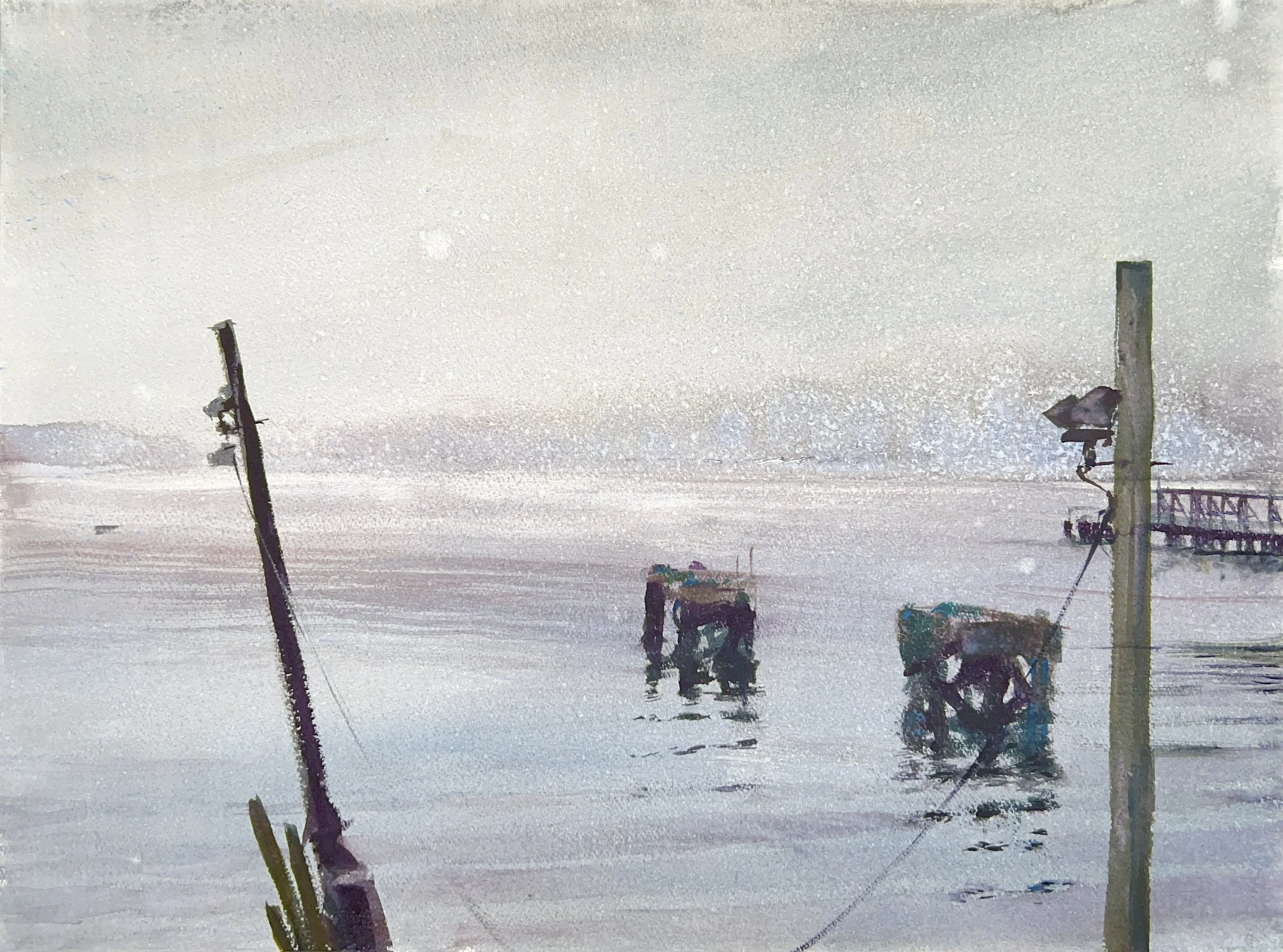 Plein Air in the Rain at Jack Block Park, 8.9.23, 11am-noon
