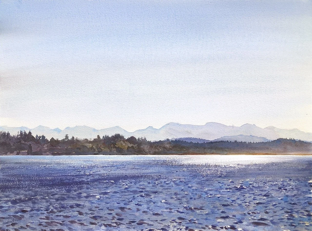 Plein Air at Madrona Beach, 10-11:30am, 8.17.22, Wednesday