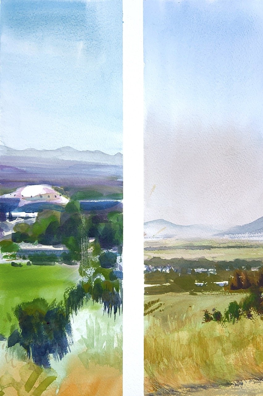 Plein Air, 3:45-9:45pm, 6-7 of 14, Peet’s Hill, Bozeman, MT, 7.24.25