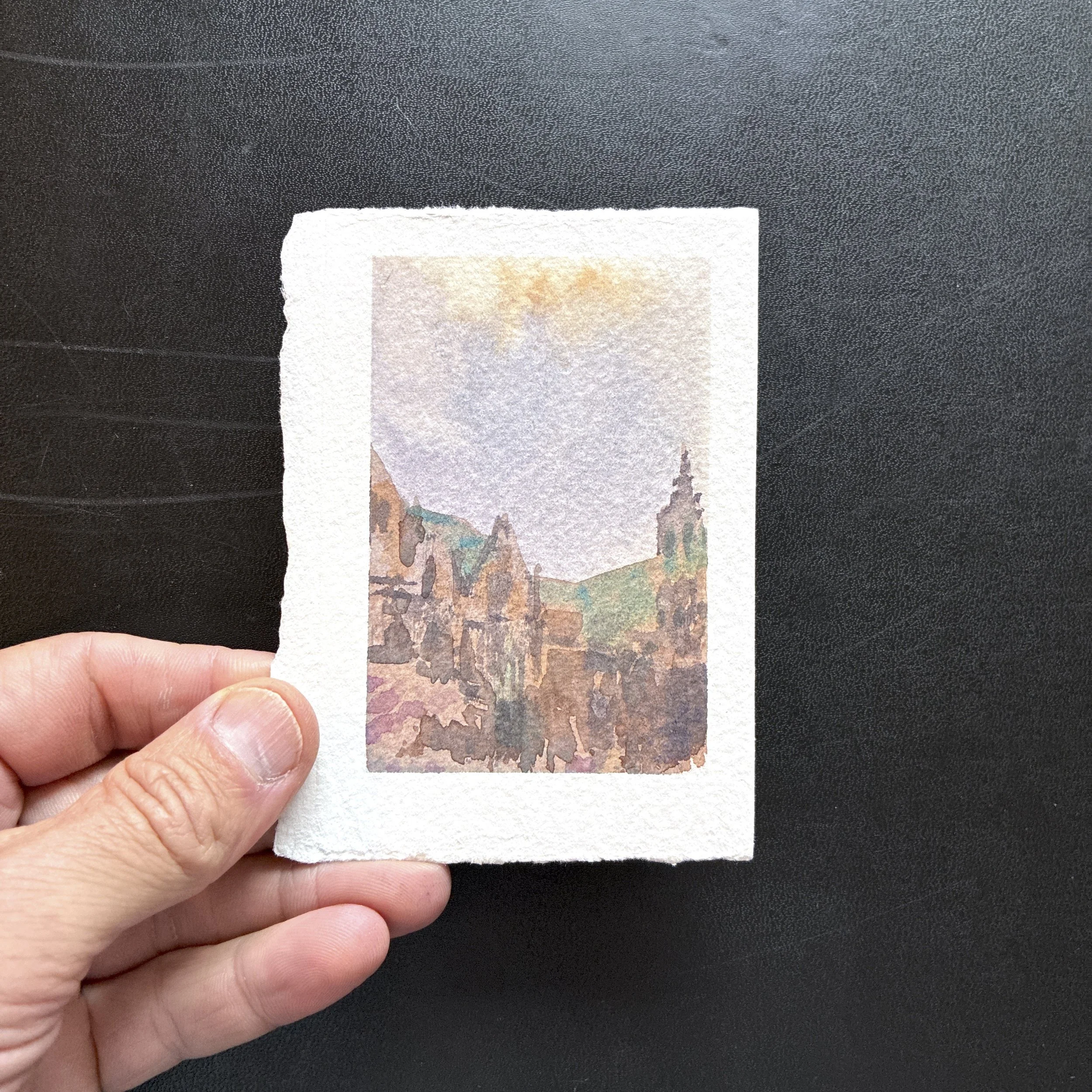 Plein Air, 4:30-7pm, Overcast 1 of 10, UW Cherry Blossoms, 3.25+3.27.26