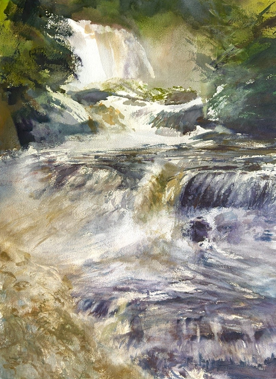 Plein Air, 5:20-6:50pm, Muddy Creek Falls, MD, 6.9.25