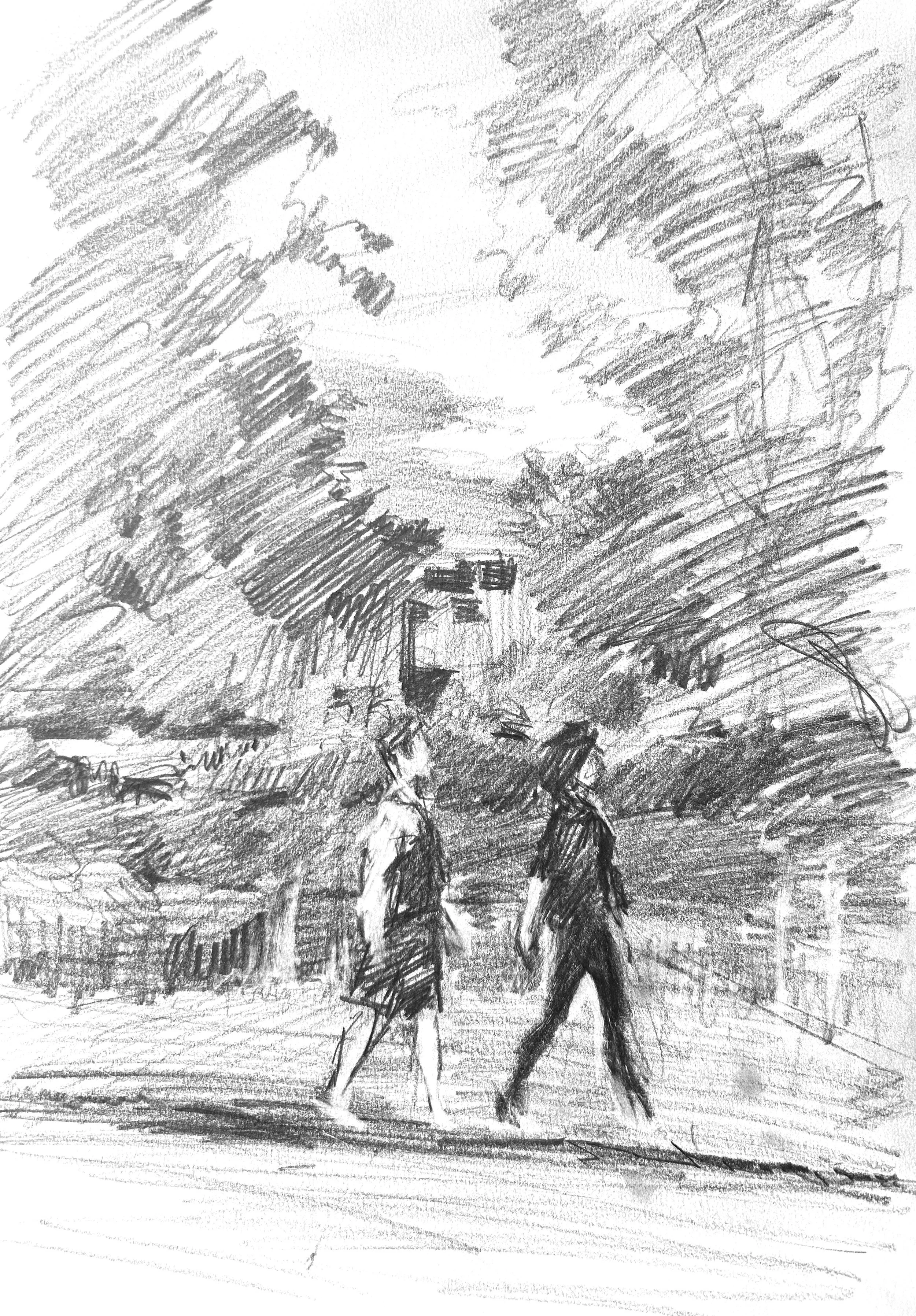 Plein Air, Washington Park Stroll, May 24