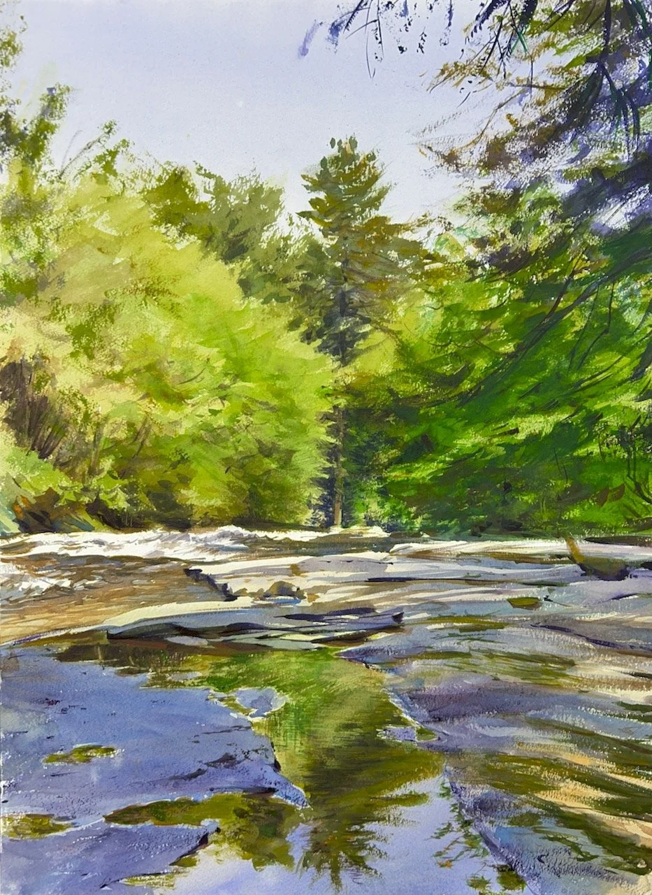 Plein Air, 12:30-3:30pm, Above Muddy Creek Falls, MD, 6.12.25